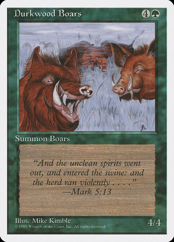 Durkwood Boars [Fourth Edition] | Game Haven TX