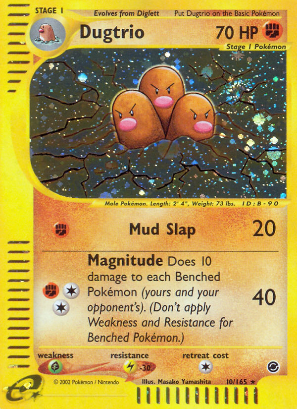 Dugtrio (10/165) [Expedition: Base Set] | Game Haven TX
