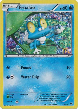 Froakie (4/12) [McDonald's Promos: 2014 Collection] | Game Haven TX