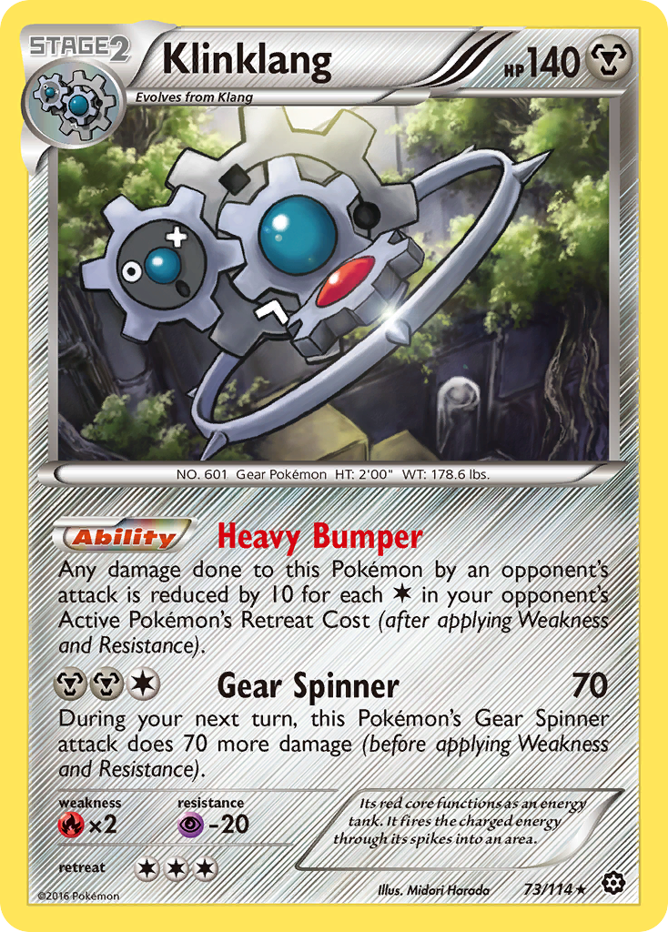 Klinklang (73/114) [XY: Steam Siege] | Game Haven TX