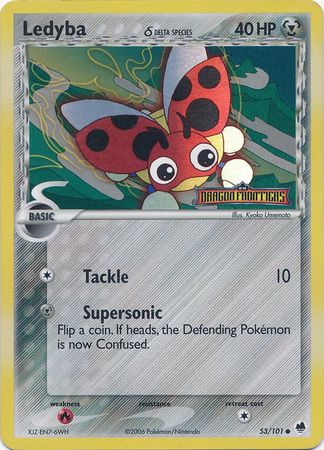 Ledyba (53/101) (Delta Species) (Stamped) [EX: Dragon Frontiers] | Game Haven TX