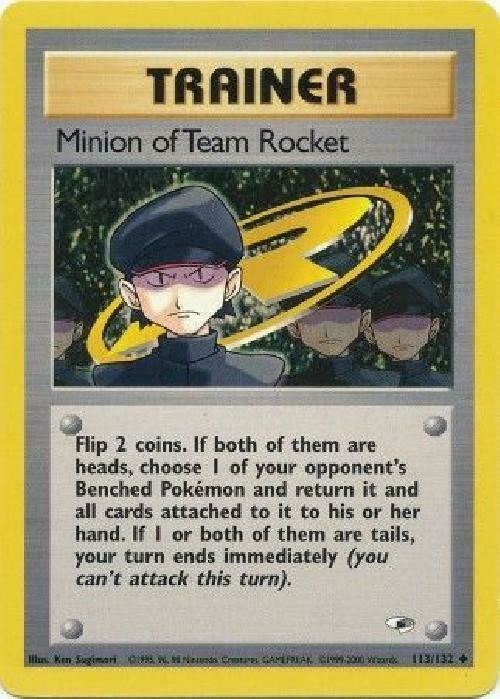 Minion of Team Rocket (113/132) [Gym Heroes Unlimited] | Game Haven TX