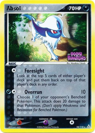 Absol (18/110) (Stamped) [EX: Holon Phantoms] | Game Haven TX