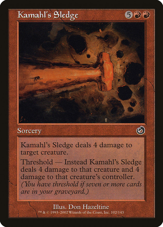Kamahl's Sledge [Torment] | Game Haven TX