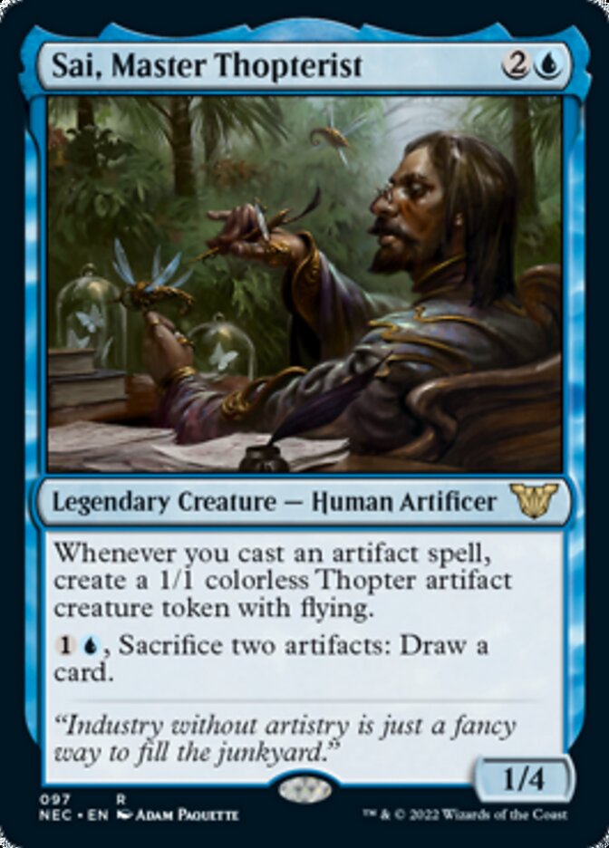 Sai, Master Thopterist [Kamigawa: Neon Dynasty Commander] | Game Haven TX