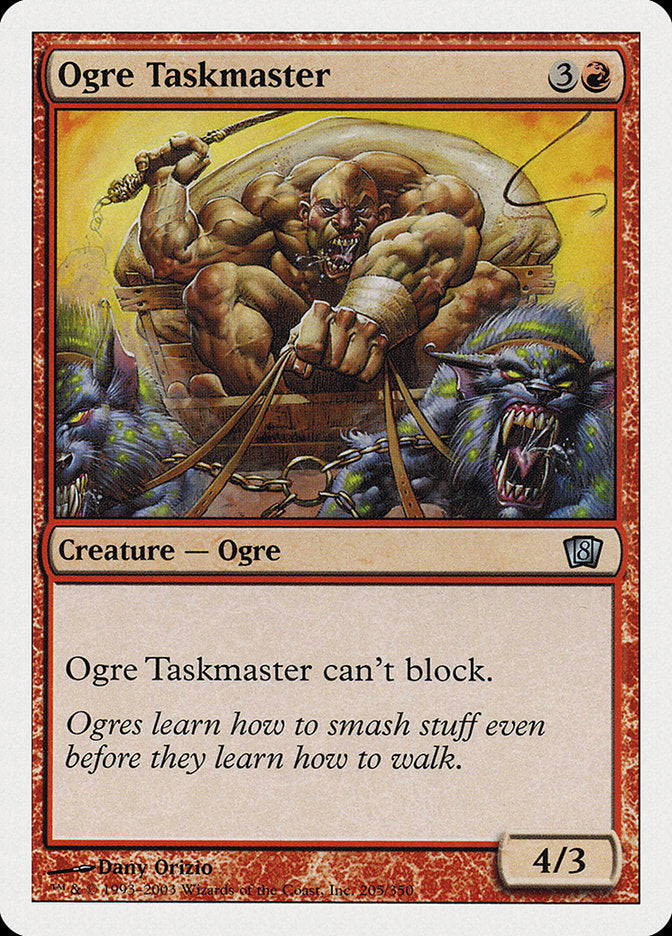 Ogre Taskmaster [Eighth Edition] | Game Haven TX