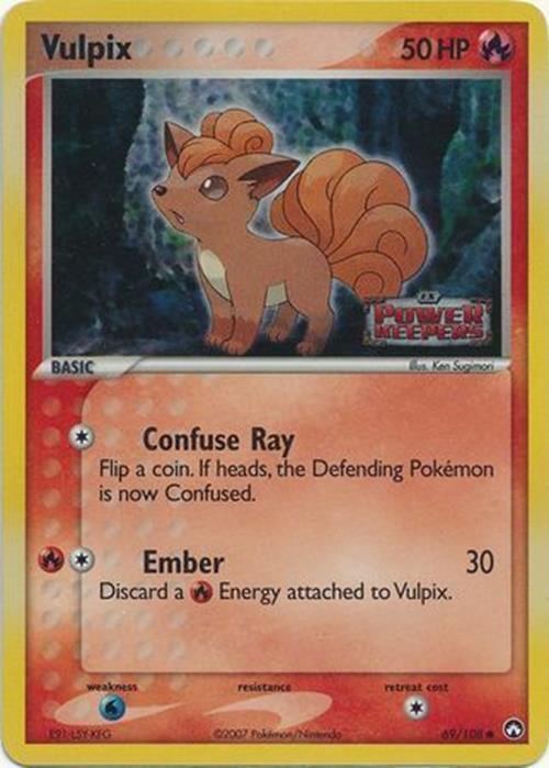 Vulpix (69/108) (Stamped) [EX: Power Keepers] | Game Haven TX