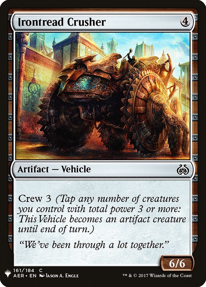 Irontread Crusher [Mystery Booster] | Game Haven TX