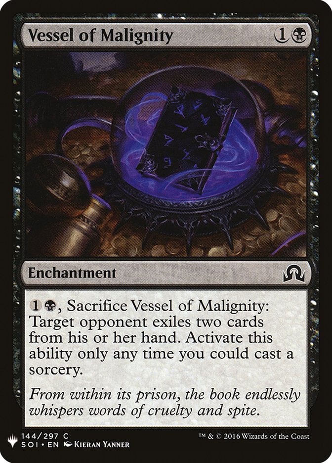 Vessel of Malignity [Mystery Booster] | Game Haven TX