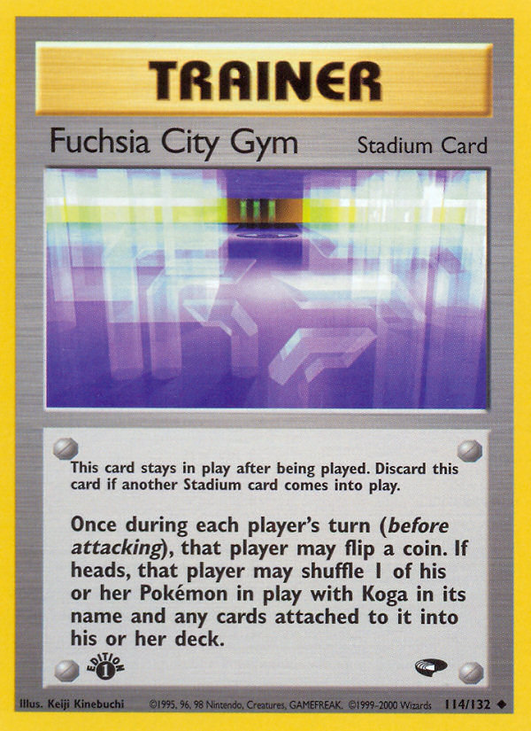 Fuchsia City Gym (114/132) [Gym Challenge 1st Edition] | Game Haven TX