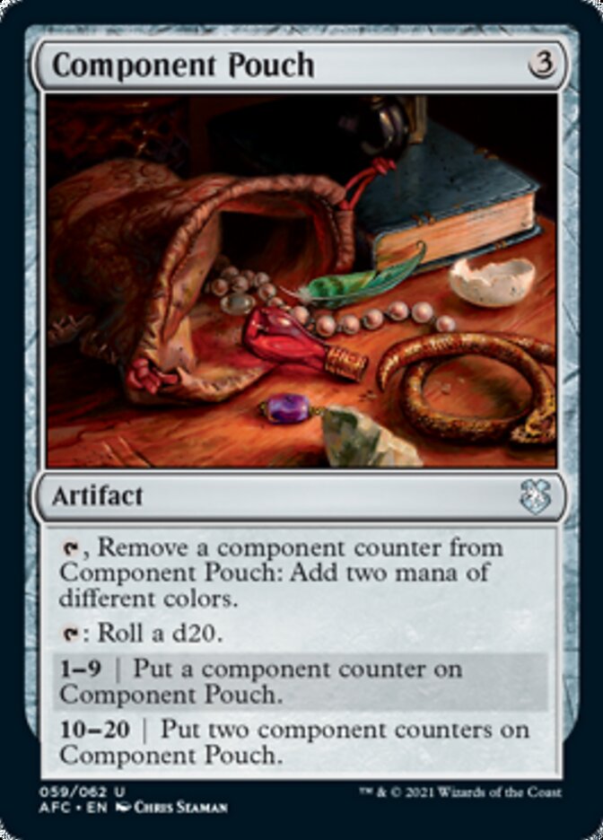 Component Pouch [Dungeons & Dragons: Adventures in the Forgotten Realms Commander] | Game Haven TX