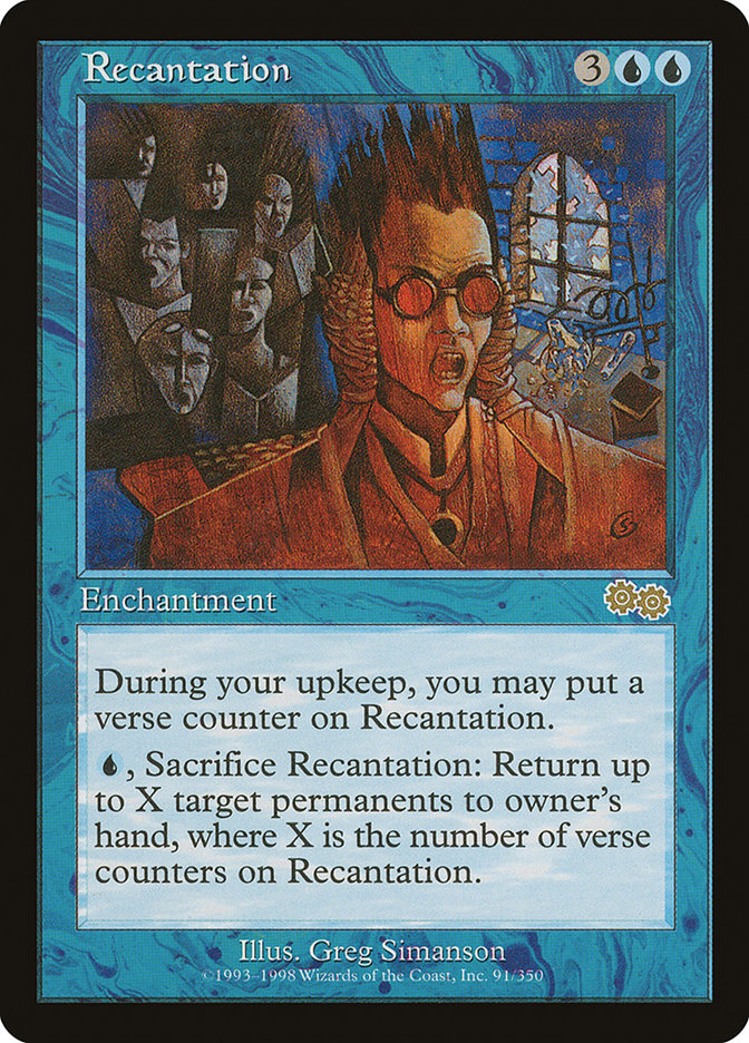 Recantation [Urza's Saga] | Game Haven TX