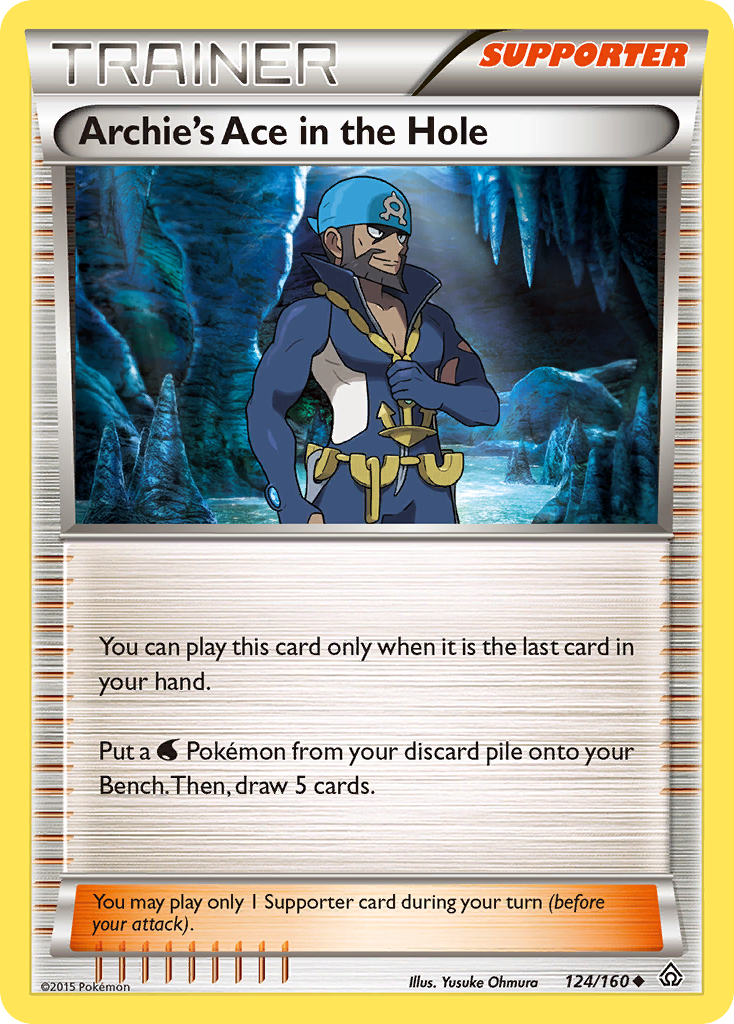 Archie's Ace in the Hole (124/160) [XY: Primal Clash] | Game Haven TX