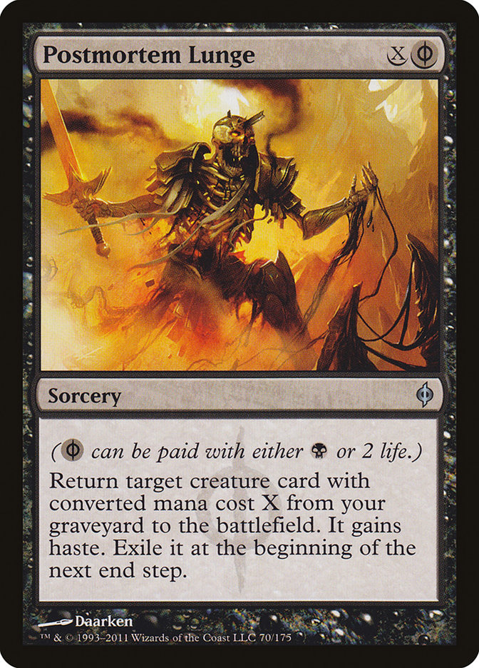 Postmortem Lunge [New Phyrexia] | Game Haven TX
