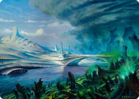 Goldmire Bridge Art Card [Modern Horizons 2 Art Series] | Game Haven TX