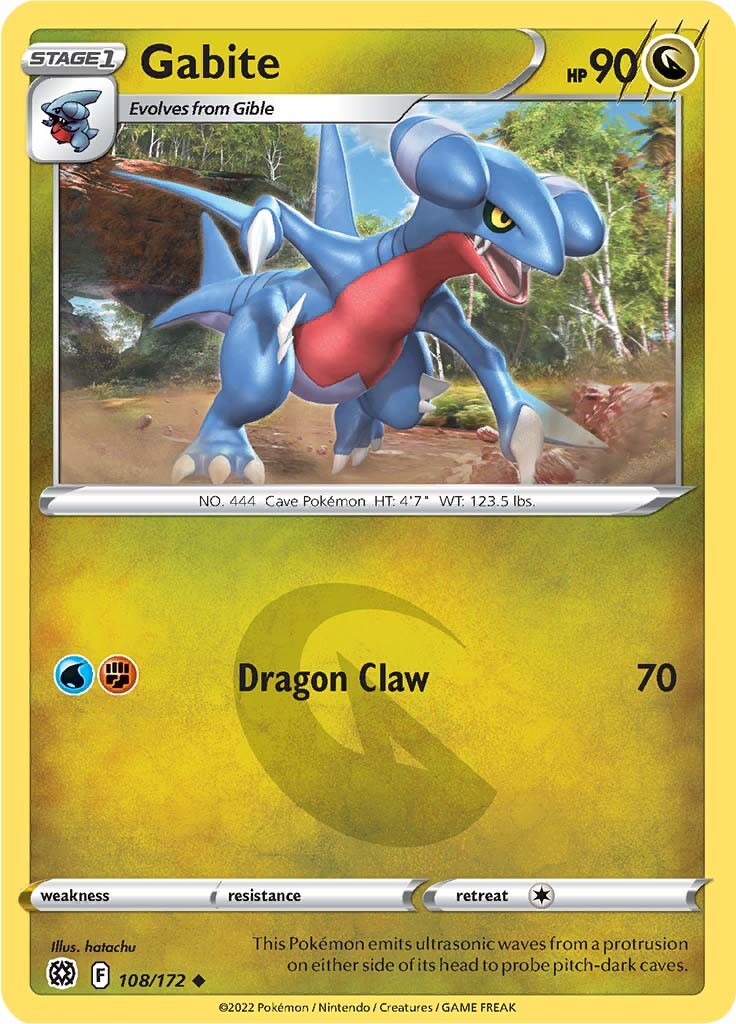 Gabite (108/172) [Sword & Shield: Brilliant Stars] | Game Haven TX