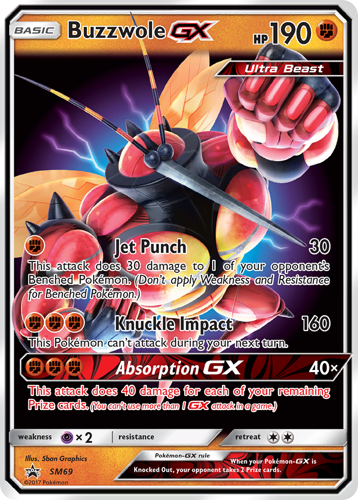 Buzzwole GX (SM69) [Sun & Moon: Black Star Promos] | Game Haven TX