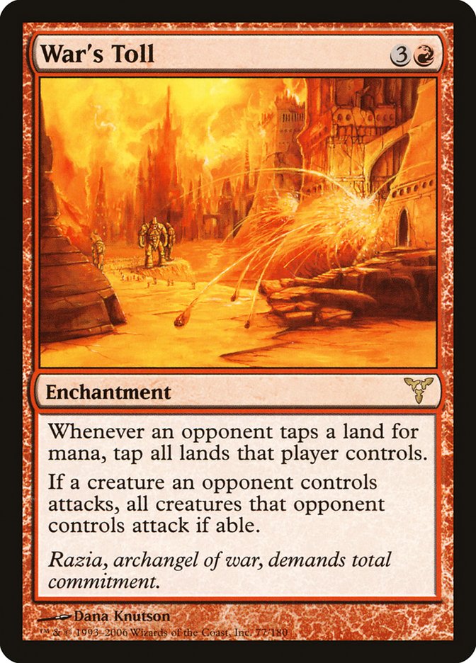 War's Toll [Dissension] | Game Haven TX
