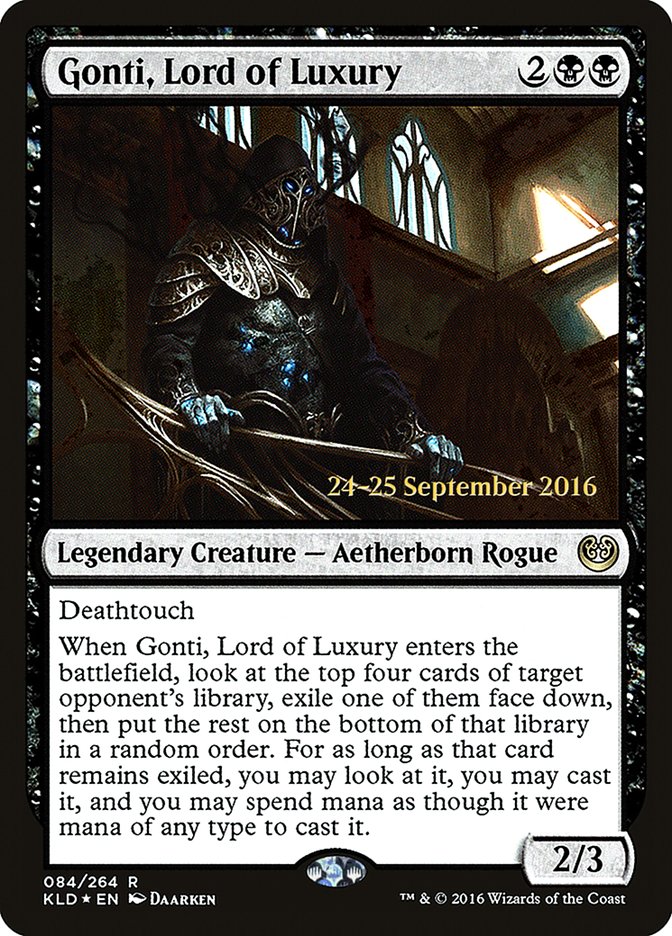 Gonti, Lord of Luxury [Kaladesh Promos] | Game Haven TX
