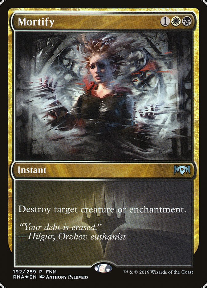 Mortify [Ravnica Allegiance Promos] | Game Haven TX