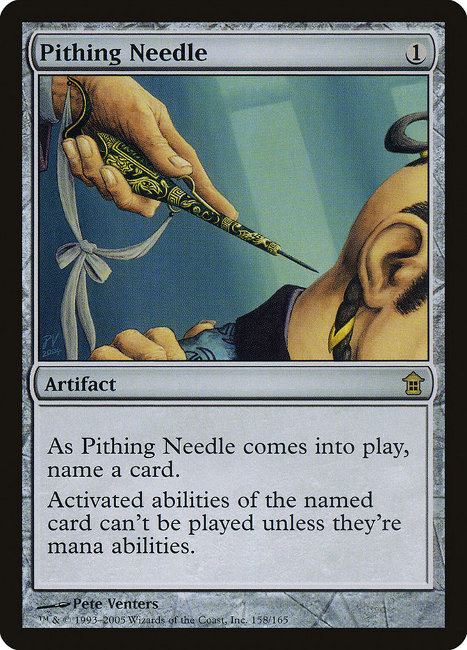 Pithing Needle [Saviors of Kamigawa] | Game Haven TX