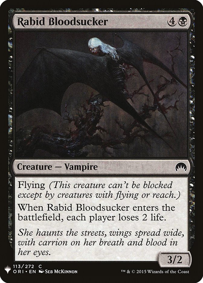 Rabid Bloodsucker [Mystery Booster] | Game Haven TX