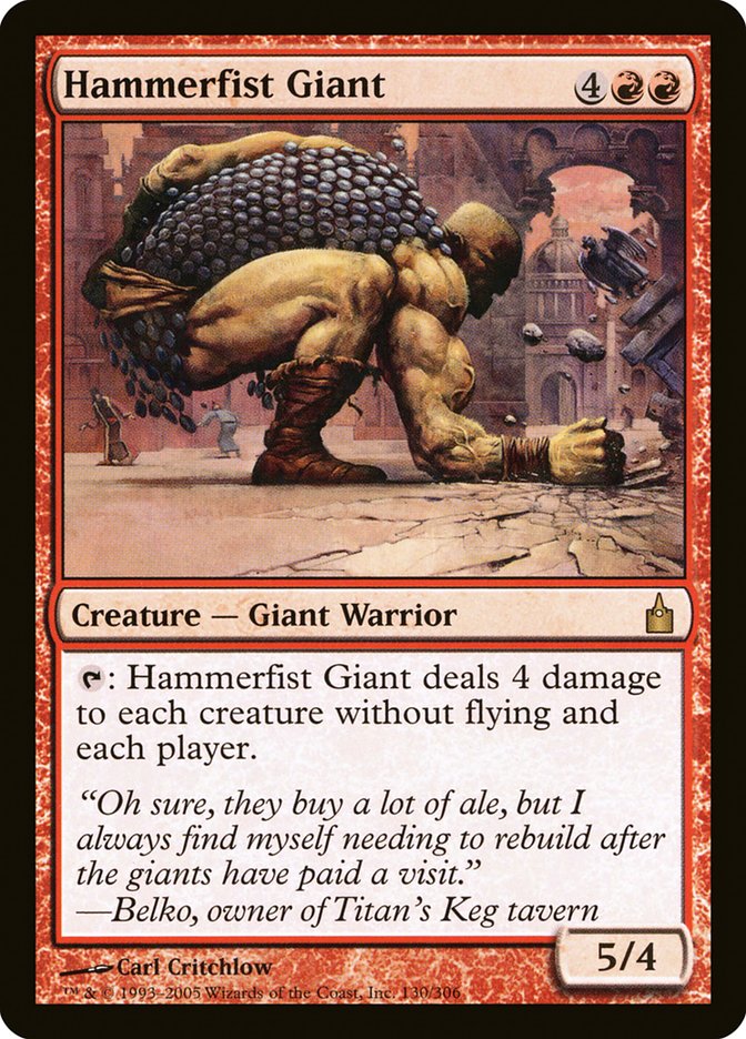 Hammerfist Giant [Ravnica: City of Guilds] | Game Haven TX