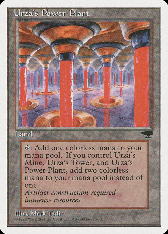 Urza's Power Plant (Red Columns) [Chronicles] | Game Haven TX