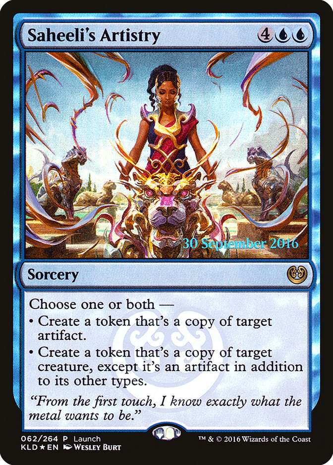 Saheeli's Artistry [Kaladesh Promos] | Game Haven TX