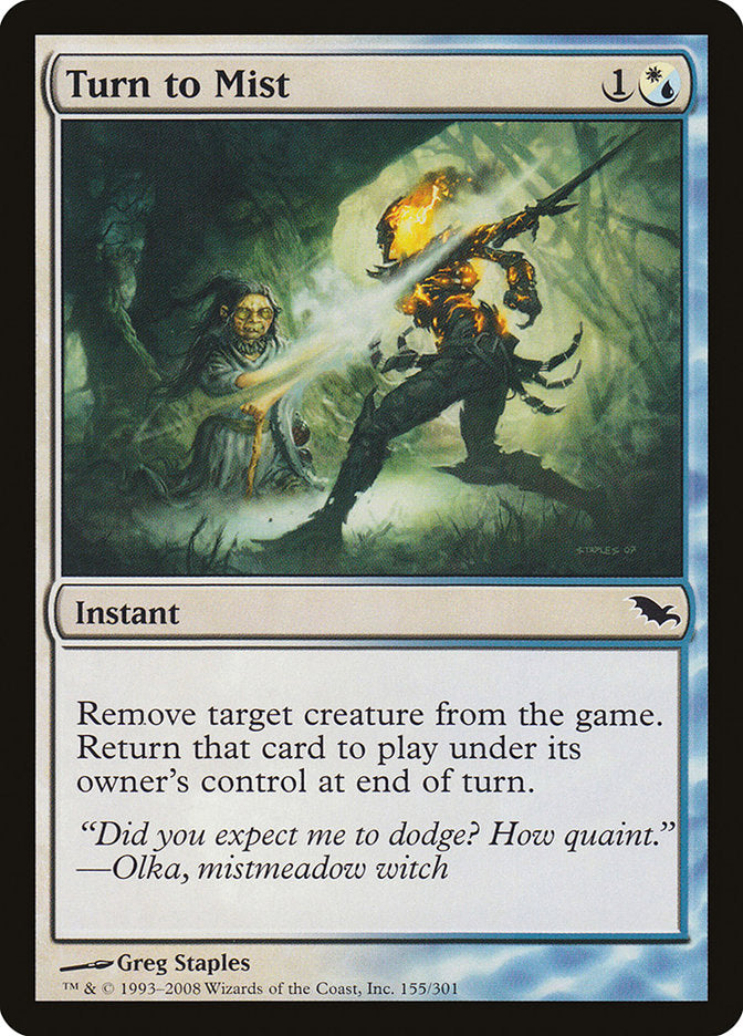 Turn to Mist [Shadowmoor] | Game Haven TX