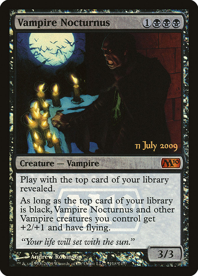 Vampire Nocturnus [Magic 2010 Promos] | Game Haven TX