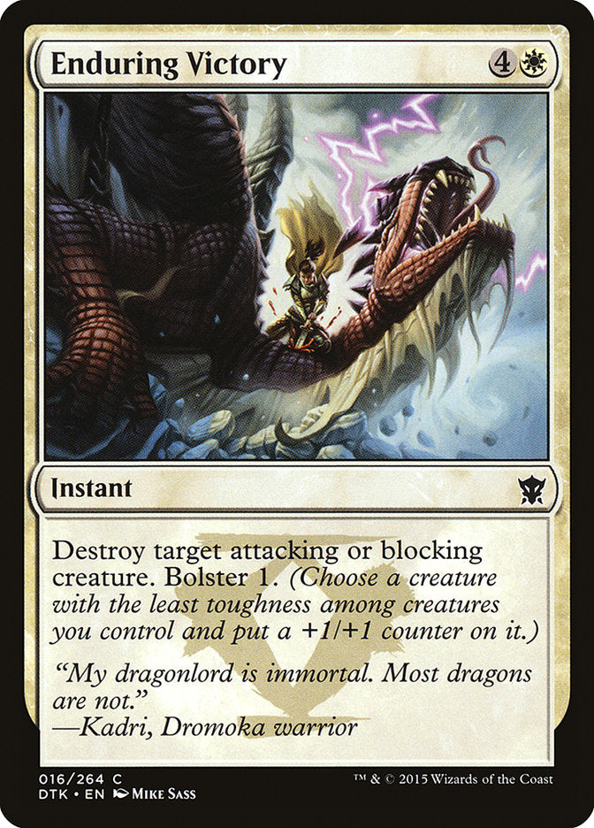 Enduring Victory [Dragons of Tarkir] | Game Haven TX
