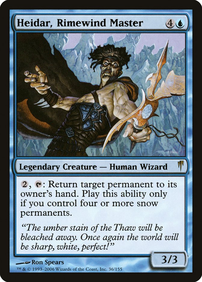 Heidar, Rimewind Master [Coldsnap] | Game Haven TX