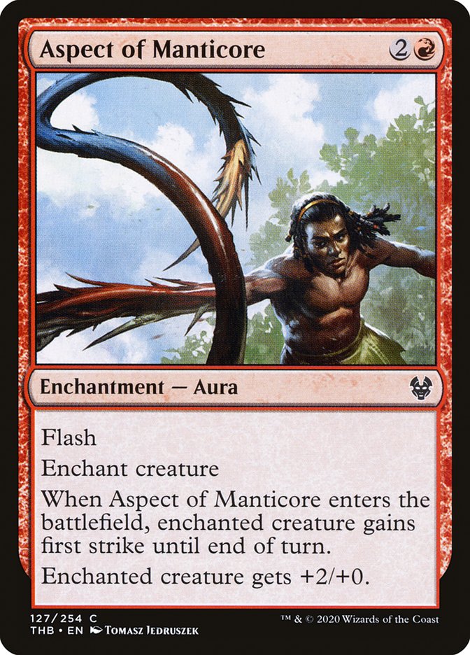 Aspect of Manticore [Theros Beyond Death] | Game Haven TX