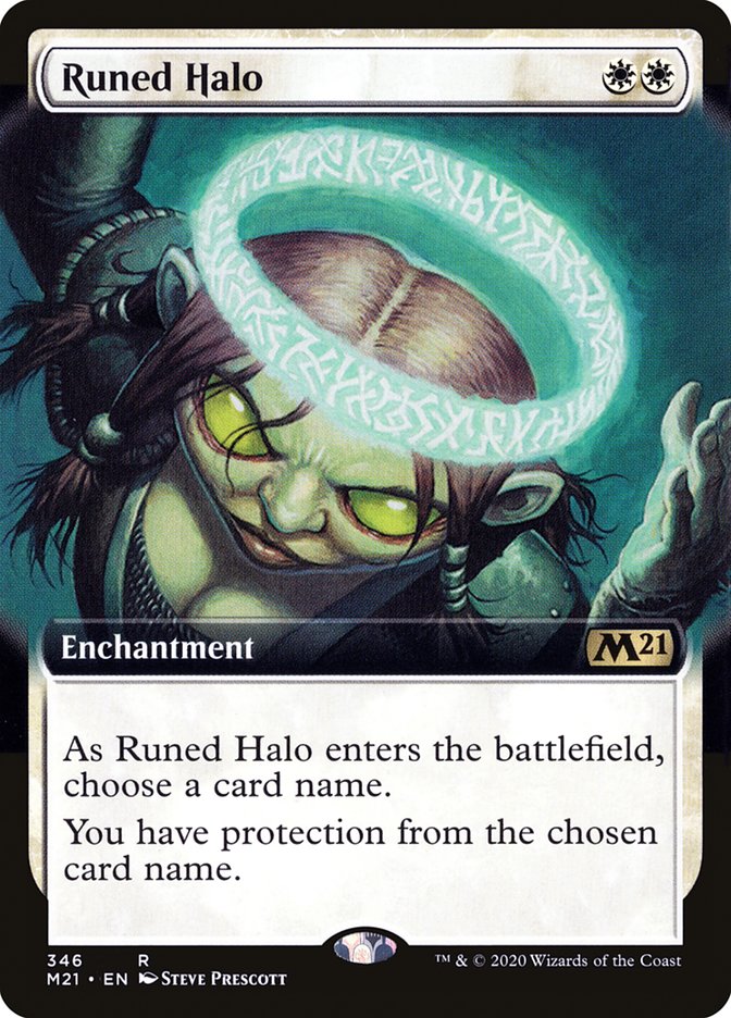 Runed Halo (Extended Art) [Core Set 2021] | Game Haven TX