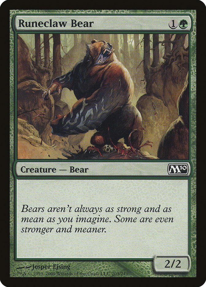 Runeclaw Bear [Magic 2010] | Game Haven TX