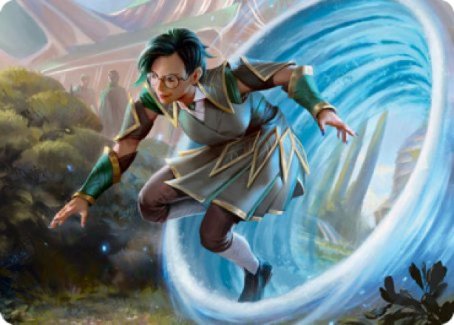 Vortex Runner Art Card [Strixhaven: School of Mages Art Series] | Game Haven TX