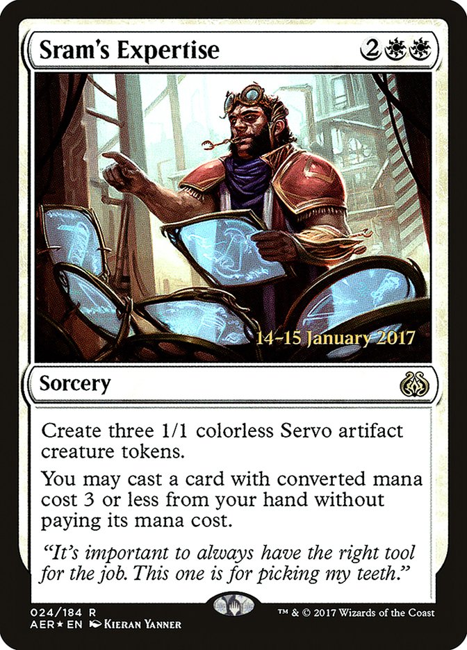 Sram's Expertise [Aether Revolt Promos] | Game Haven TX