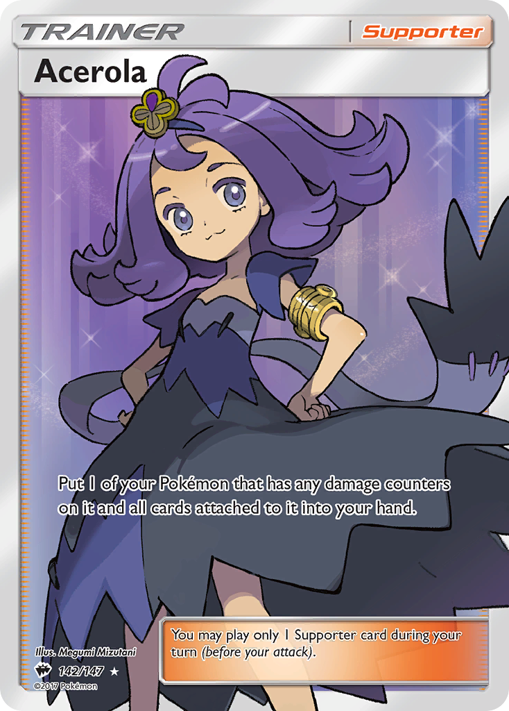 Acerola (142/147) [Sun & Moon: Burning Shadows] | Game Haven TX