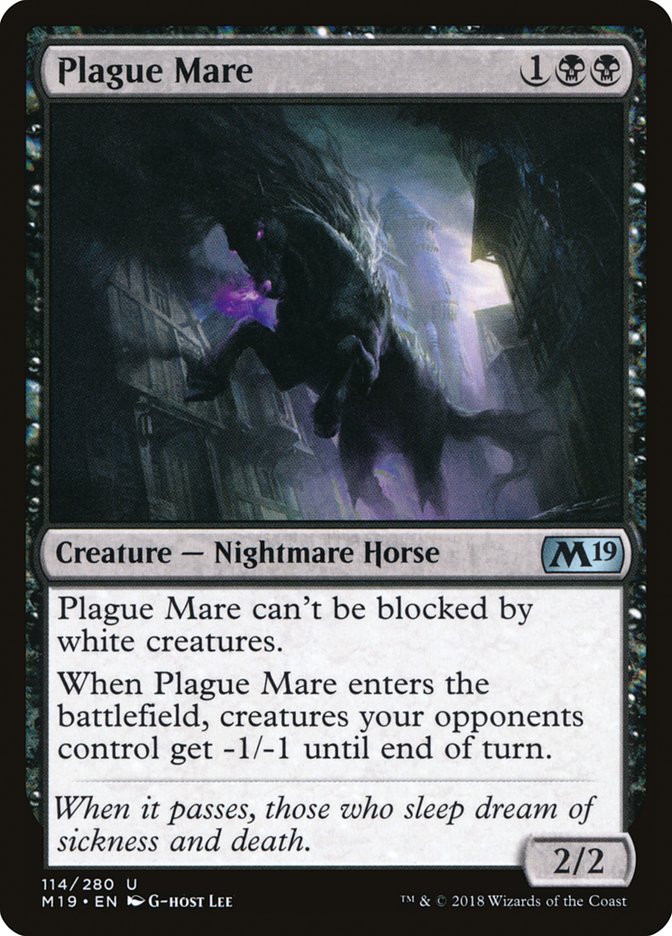 Plague Mare [Core Set 2019] | Game Haven TX