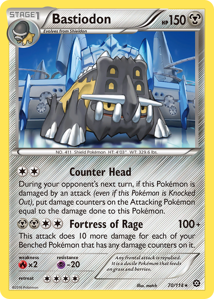 Bastiodon (70/114) [XY: Steam Siege] | Game Haven TX