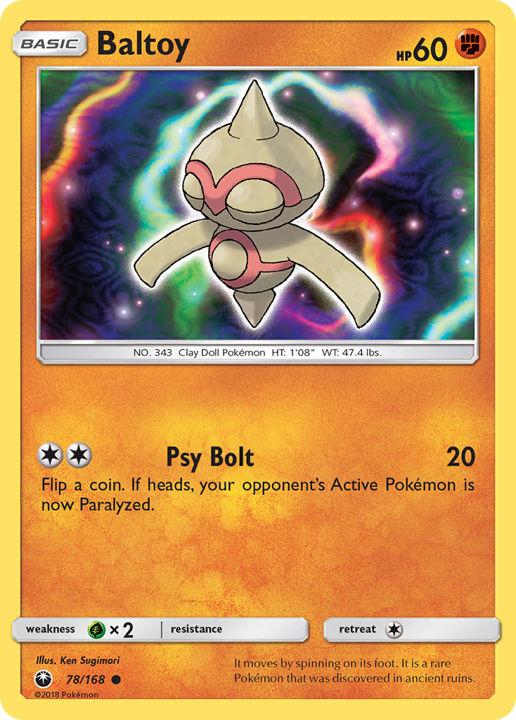 Baltoy (78/168) [Sun & Moon: Celestial Storm] | Game Haven TX
