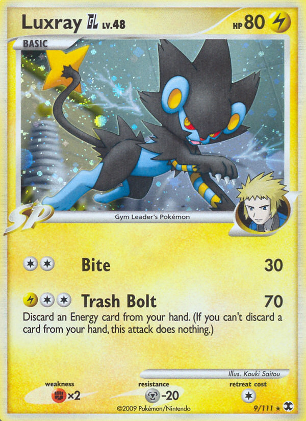 Luxray GL (9/111) [Platinum: Rising Rivals] | Game Haven TX