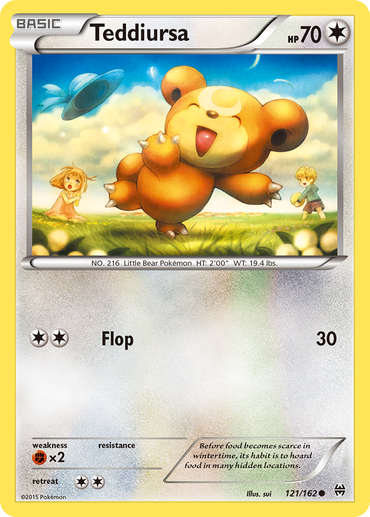 Teddiursa (121/162) [XY: BREAKthrough] | Game Haven TX