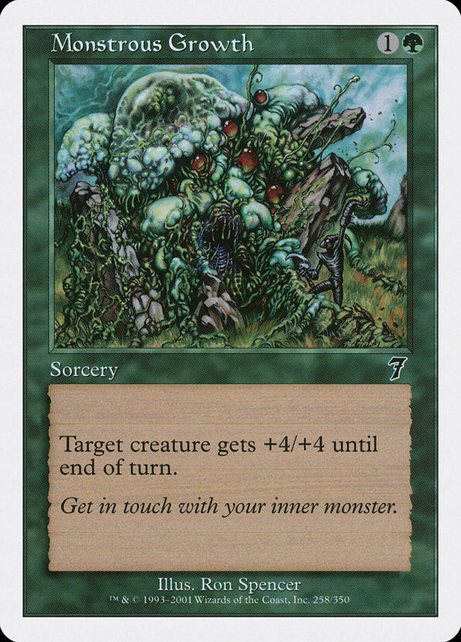 Monstrous Growth [Seventh Edition] | Game Haven TX