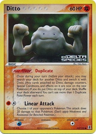 Ditto (62/113) (Stamped) [EX: Delta Species] | Game Haven TX
