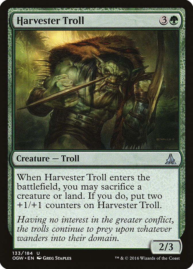 Harvester Troll [Oath of the Gatewatch] | Game Haven TX