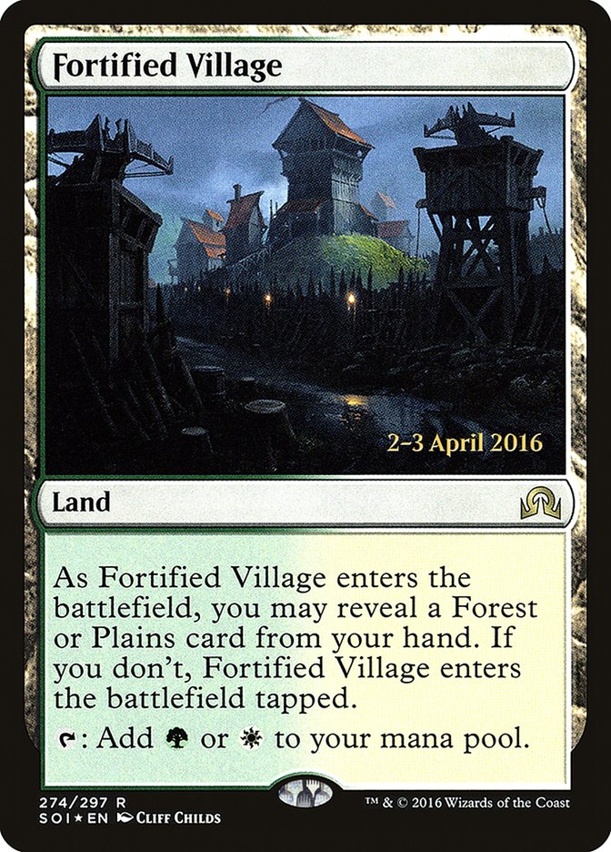 Fortified Village [Shadows over Innistrad Promos] | Game Haven TX