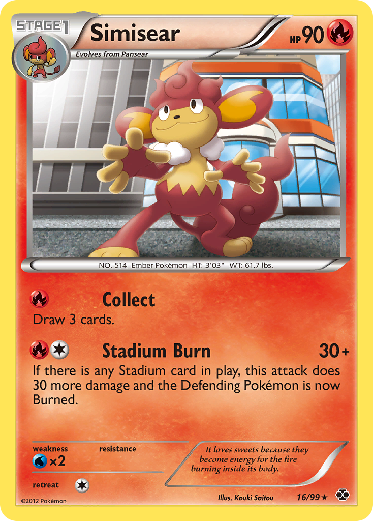 Simisear (16/99) [Black & White: Next Destinies] | Game Haven TX