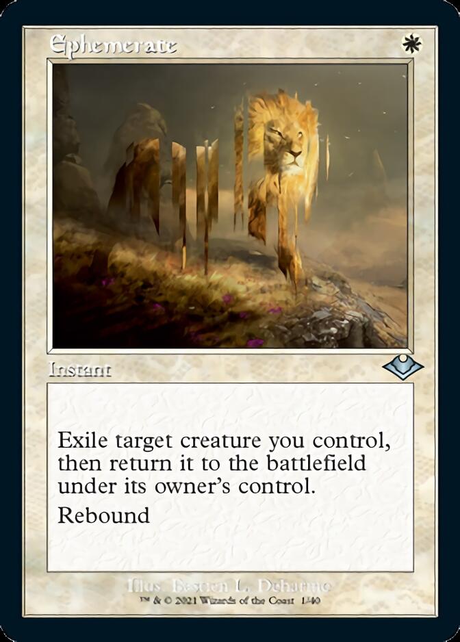 Ephemerate (Retro Etched Foil) [Modern Horizons 2] | Game Haven TX